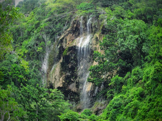 In the sea of verdant forest, an oasis stands out the Tumalog Falls! 